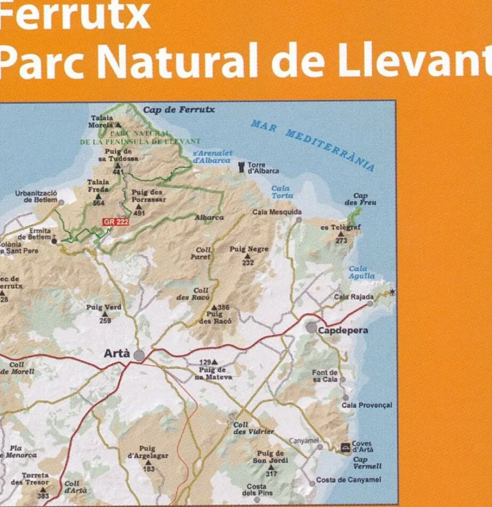 Editorial Alpina Wandelkaart Caps del Nord - Formentor - Pinar