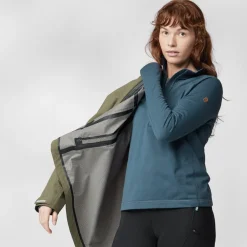 DAMES Fjallraven Abisko lite fleece half zip W