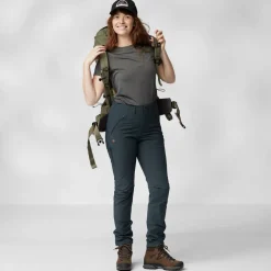 DAMES Fjallraven Abisko trail stretch trousers W