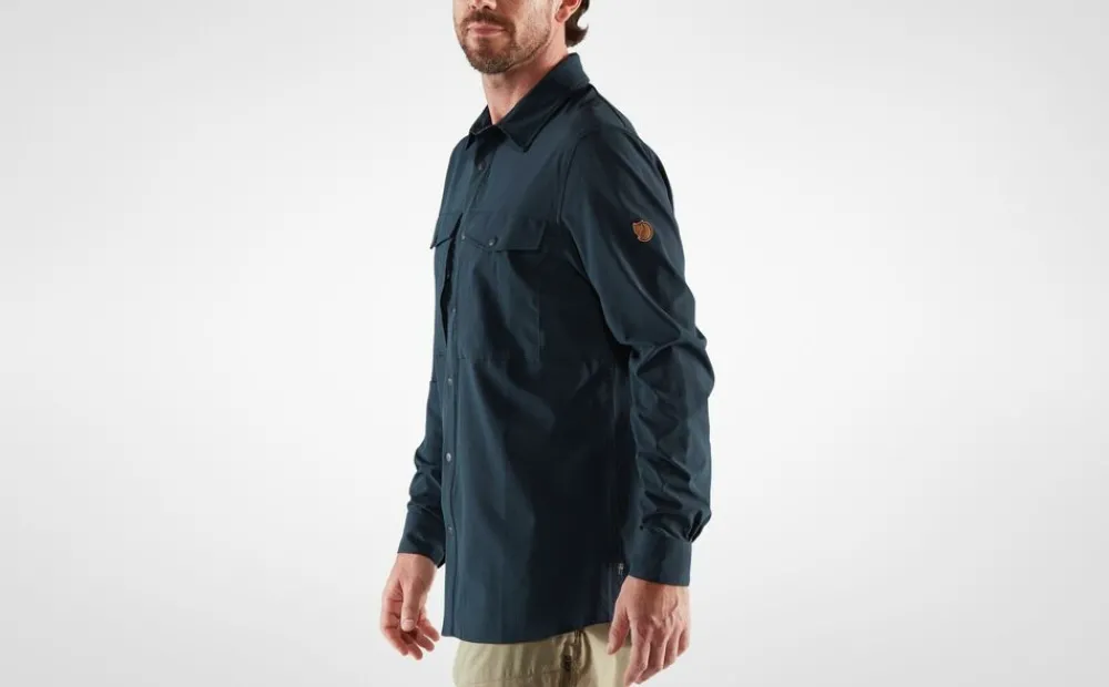 Heren Fjallraven Abisko trekking shirt M