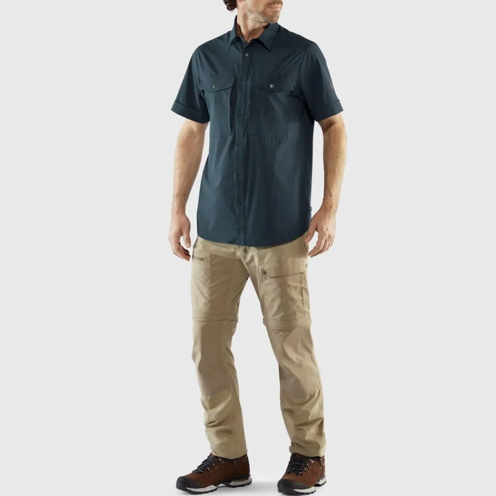 Heren Fjallraven Abisko Trekking shirt SS M