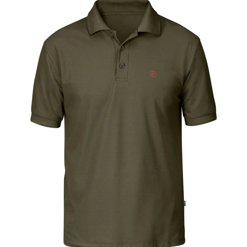 Heren Fjallraven Crowley pique shirt