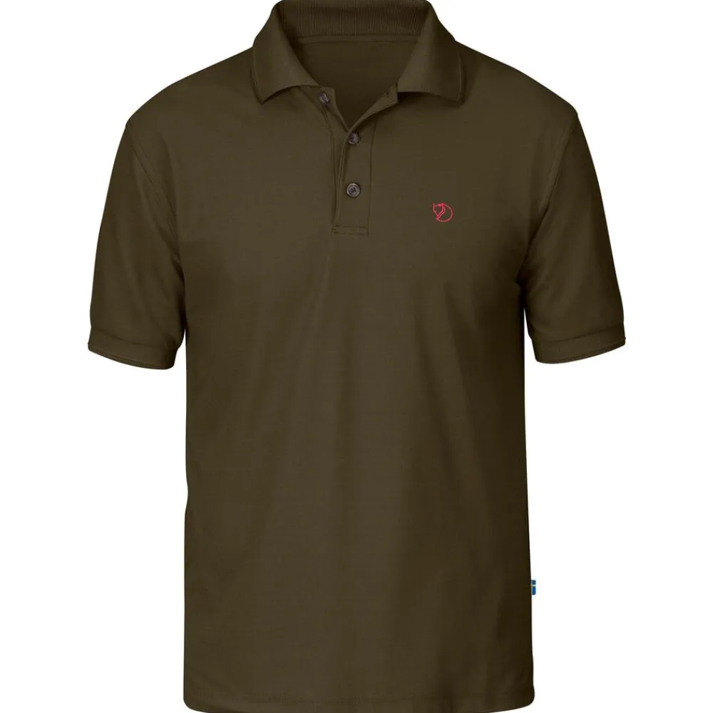 Heren Fjallraven Crowley pique shirt