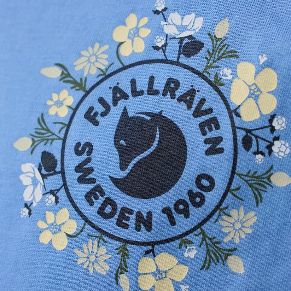 DAMES Fjallraven Fjallblomster Logo T-Shirt W