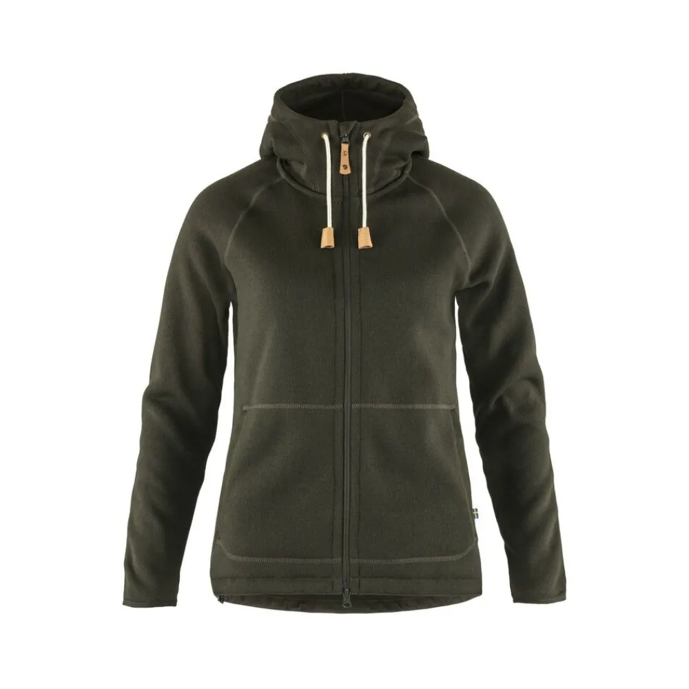 DAMES Fjallraven ovik fleece hoodie women