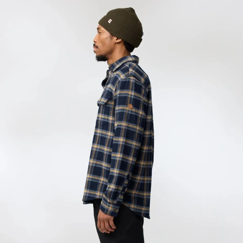 Heren Fjallraven Ovik Heavy Flannel shirt M