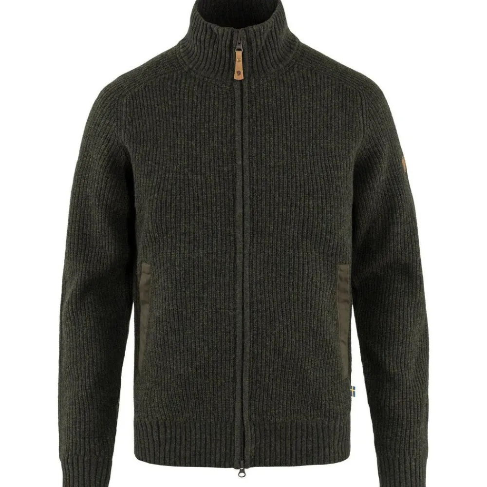 Heren Fjallraven Ovik zip cardgan knit M
