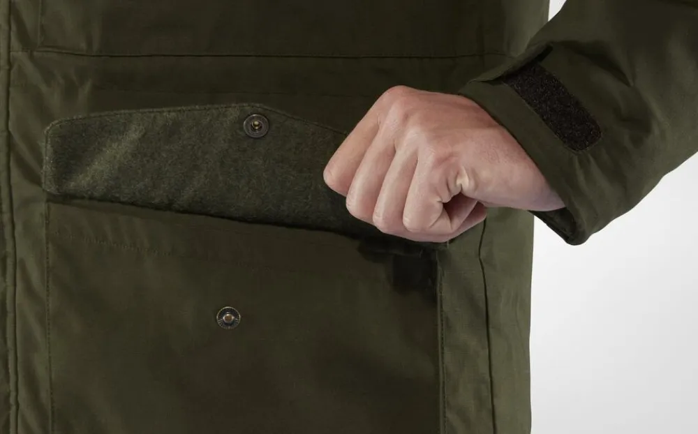 Heren Fjallraven Singi wool padded parka m