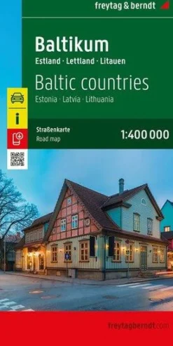 Freytag & Berndt Baltische Staten wegenkaart