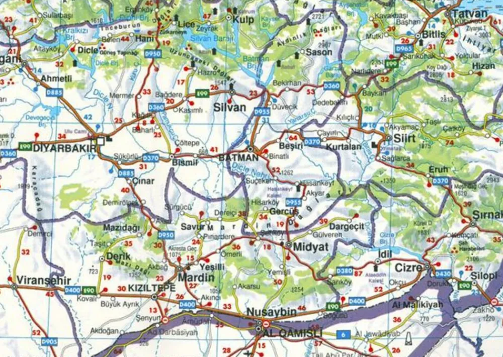 Freytag en Berndt Landkaart Midden-Oosten