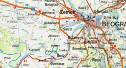 Freytag en Berndt Wegenkaart Servië Montenegro