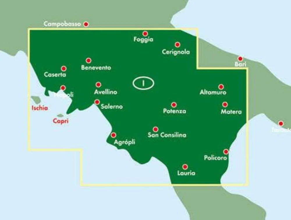 Freytag en Berndt Wegenkaart Campania en Basilicata
