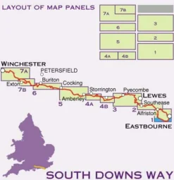 Harvey Maps Wandelkaart XT40 South Downs Way