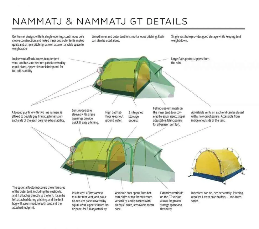 Hilleberg Nammatj 2 GT Tweepersoonstent