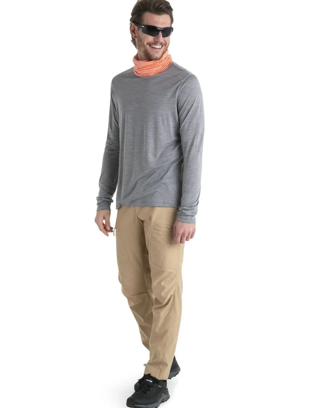 Heren Icebreaker M Merino 125 Cool-lite Sphere III LS Tee