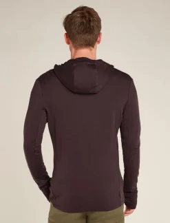 Heren Icebreaker M merino 260 quantum IV LS Zip Hoodie
