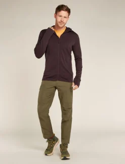 Heren Icebreaker M merino 260 quantum IV LS Zip Hoodie