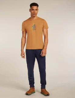 Heren Icebreaker M Merino 150 Tech Lite SS Tee Bear Tour