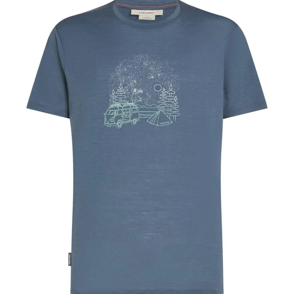 Heren Icebreaker M Merino 150 tech-lite t-shirt 'van camp'