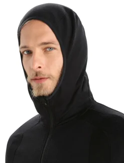 Heren Icebreaker M Quantum zoneknit LS zip hoody