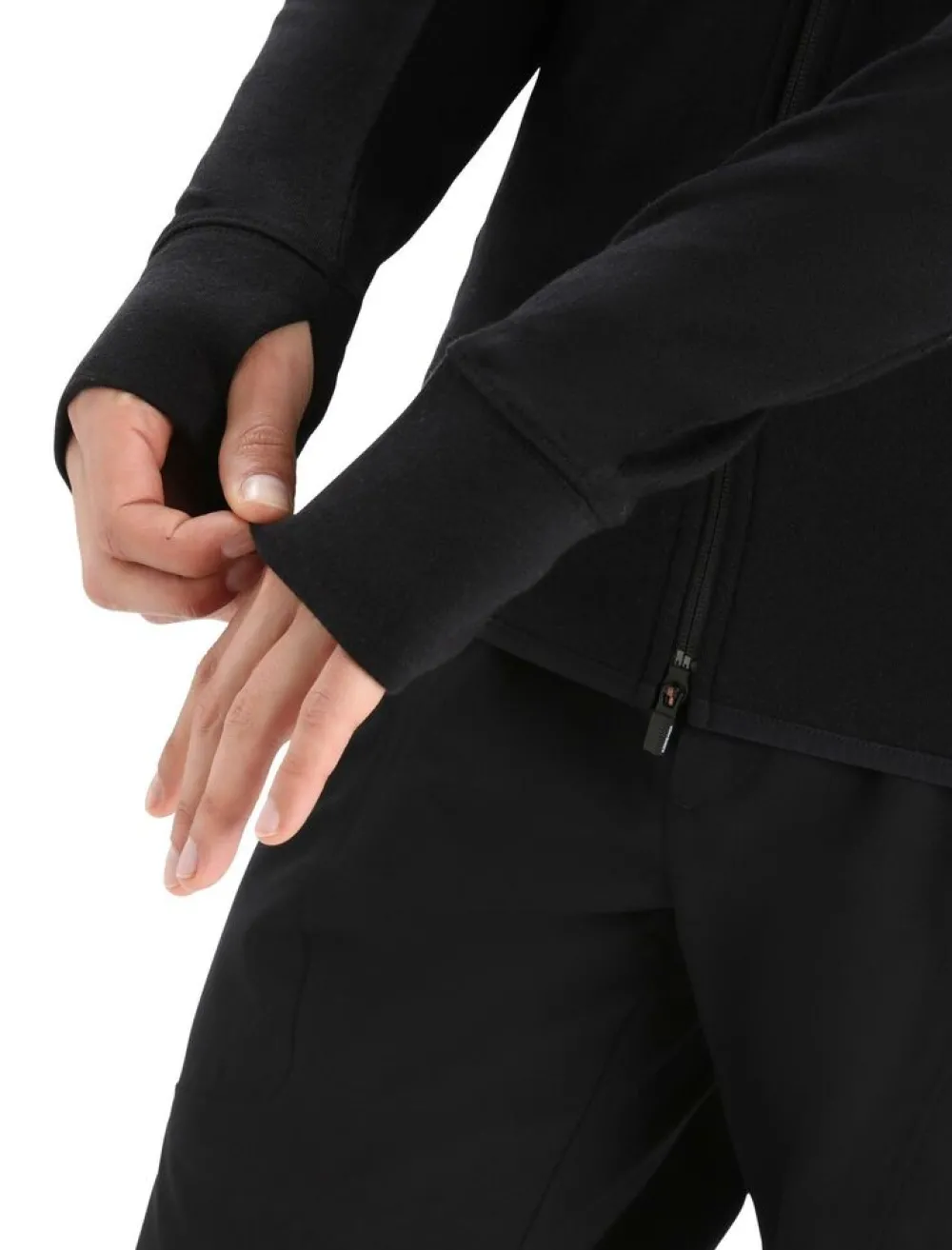Heren Icebreaker M Quantum zoneknit LS zip hoody