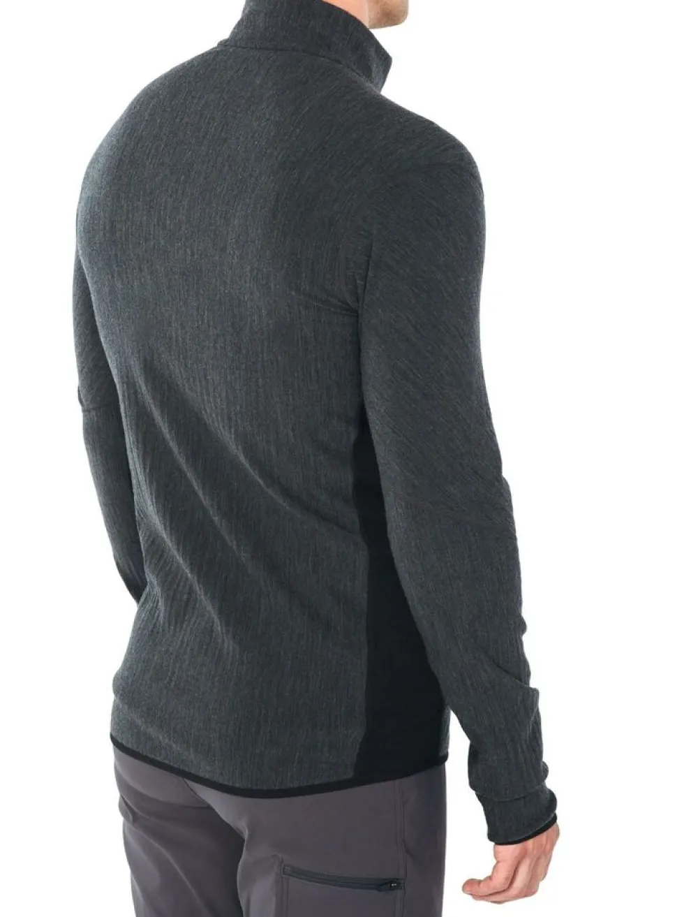 Heren Icebreaker Mens descender ls zip