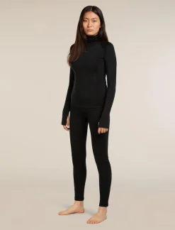 DAMES Icebreaker W 300 MerinoFine Polar LS Roll Neck