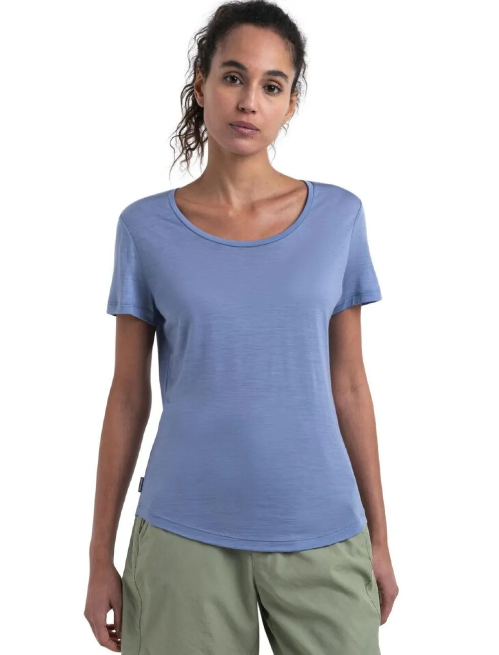 DAMES Icebreaker W Merino 125 Cool-lite Sphere III SS scoop
