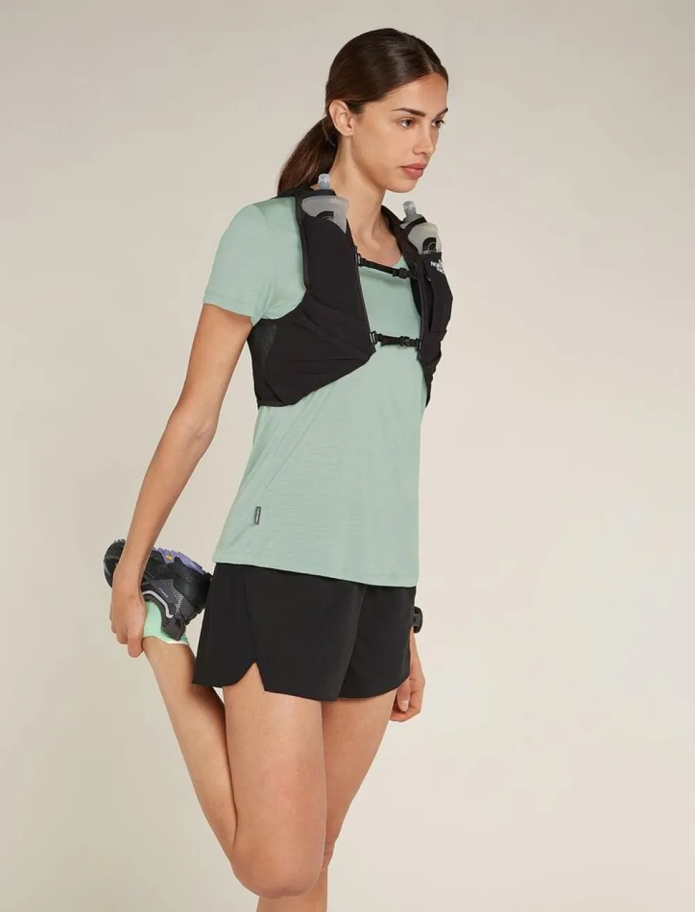 DAMES Icebreaker W Merino 125 Cool-lite Sphere III SS scoop