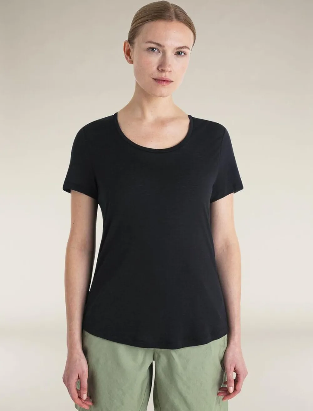 DAMES Icebreaker W Merino 125 Cool-lite Sphere III SS scoop