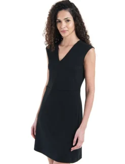 DAMES Icebreaker W Merino 200 Granary Sleeveless V Neck Dress