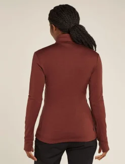 DAMES Icebreaker W Merino 260 Quantum IV LS Zip