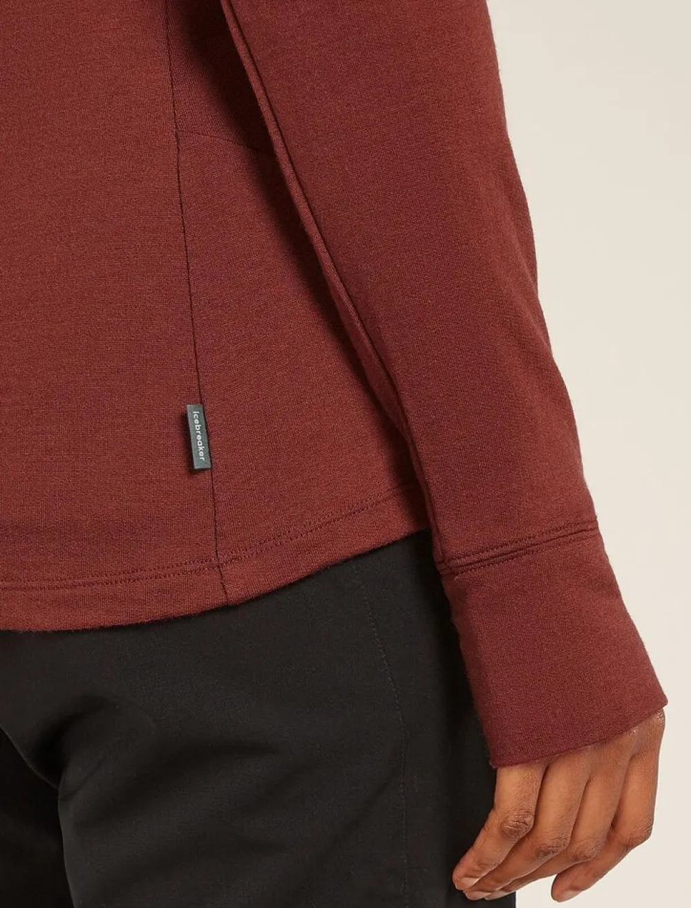 DAMES Icebreaker W Merino 260 Quantum IV LS Zip