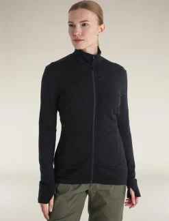 DAMES Icebreaker W Merino 260 Quantum IV LS Zip