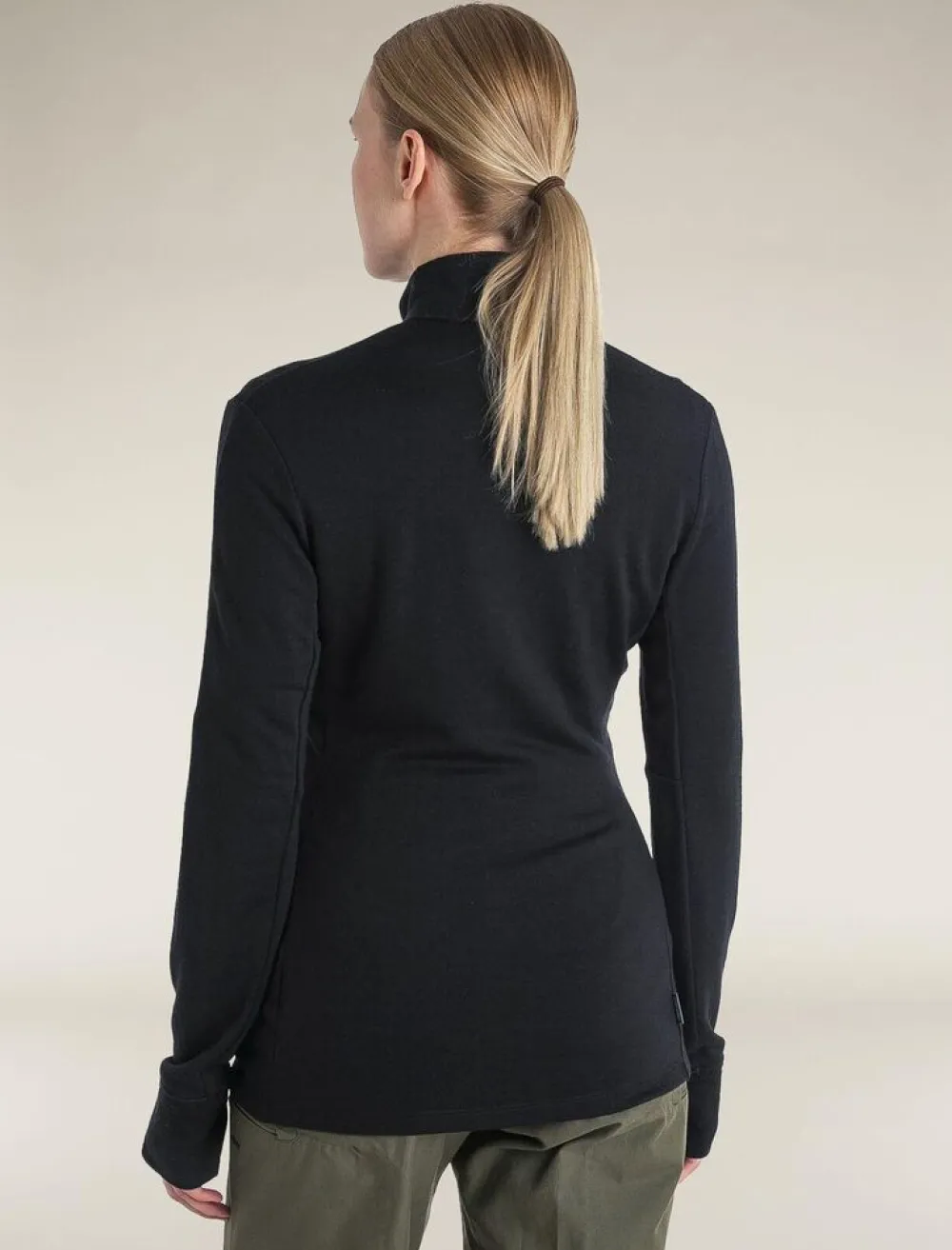 DAMES Icebreaker W Merino 260 Quantum IV LS Zip