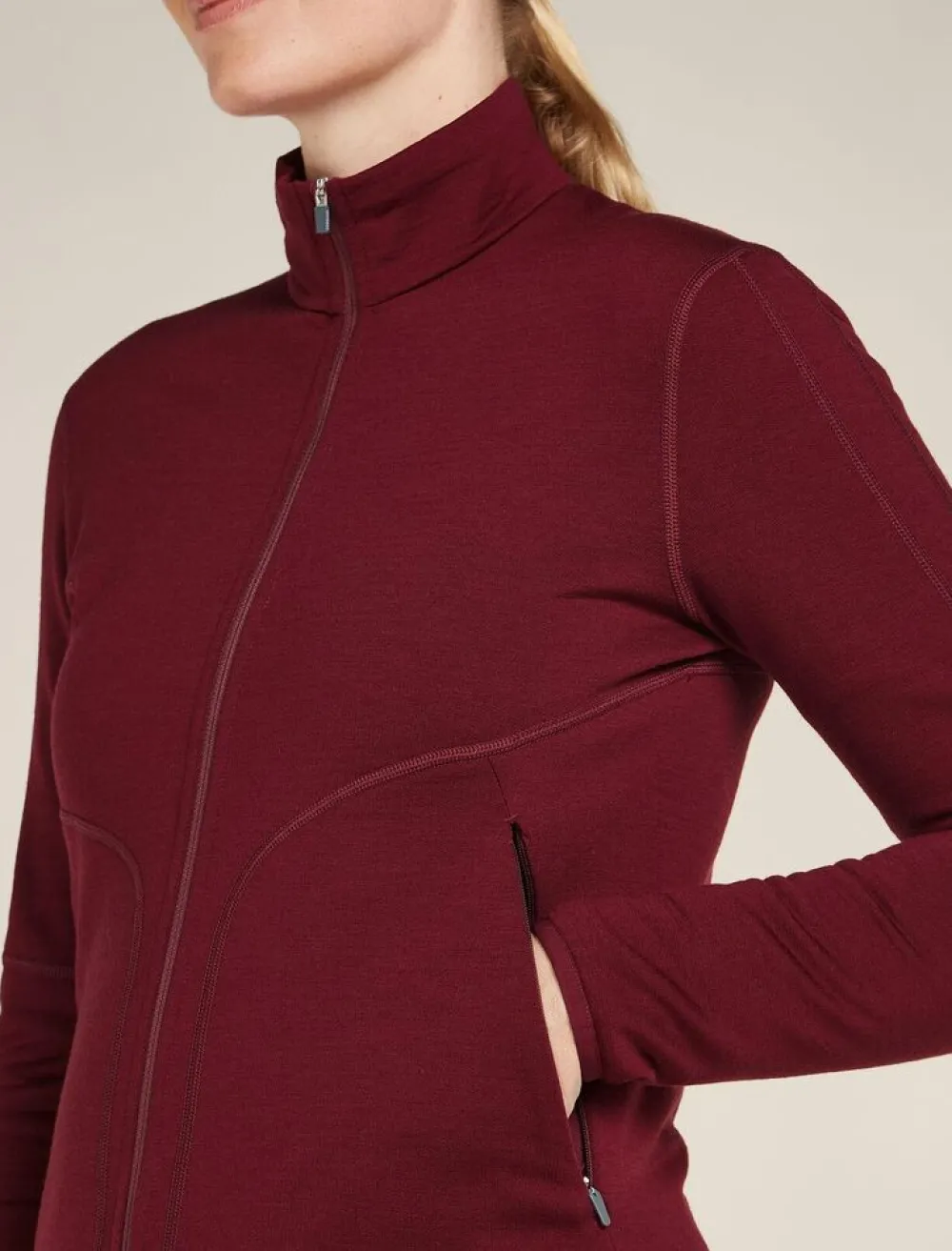 DAMES Icebreaker W Merino 560 Realfleece Element II LS Z