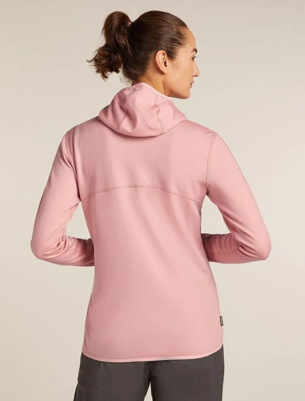 DAMES Icebreaker W Merino 560 RealFleece Elemental LS Zip Hood