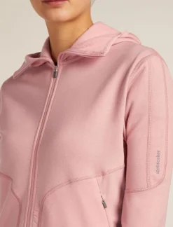 DAMES Icebreaker W Merino 560 RealFleece Elemental LS Zip Hood