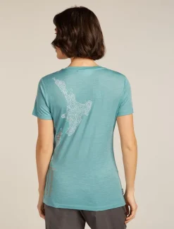 DAMES Icebreaker W Merino 150 Tech Lite SS Scoop Tee 30th Anniv