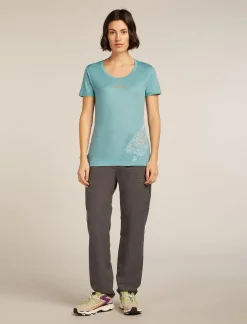 DAMES Icebreaker W Merino 150 Tech Lite SS Scoop Tee 30th Anniv