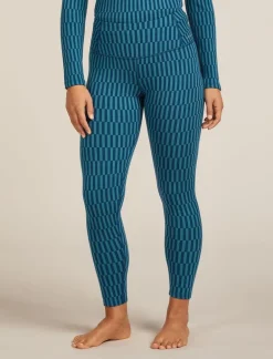 DAMES Icebreaker W Merino 260 Tech Vertex High Rise Leggings Snow G