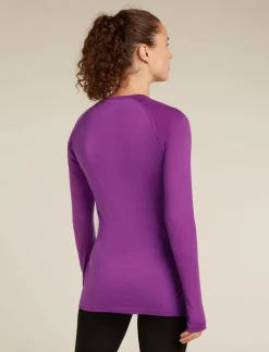 DAMES Icebreaker W Merino 125 ZoneKnit LS Crewe