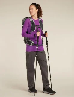 DAMES Icebreaker W Merino 125 ZoneKnit LS Crewe