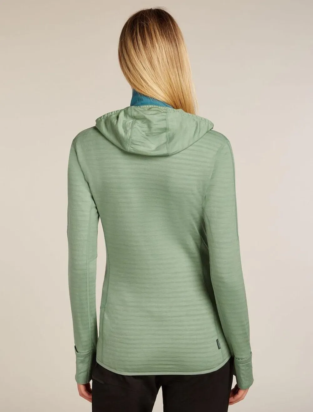 DAMES Icebreaker W Merino Blend 300 RealFleece™ Descender LS Zip Ho
