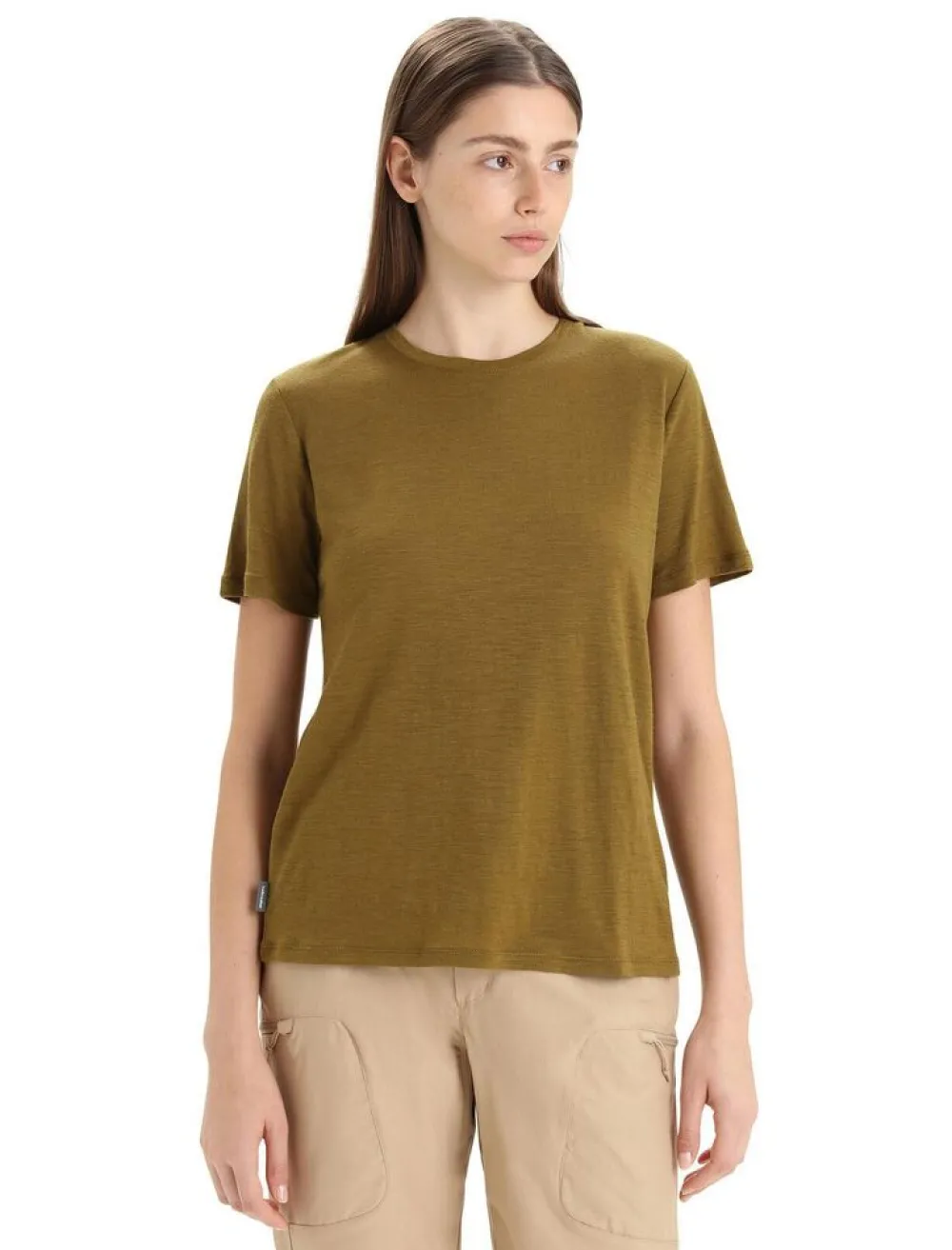 DAMES Icebreaker W merino linen SS tee
