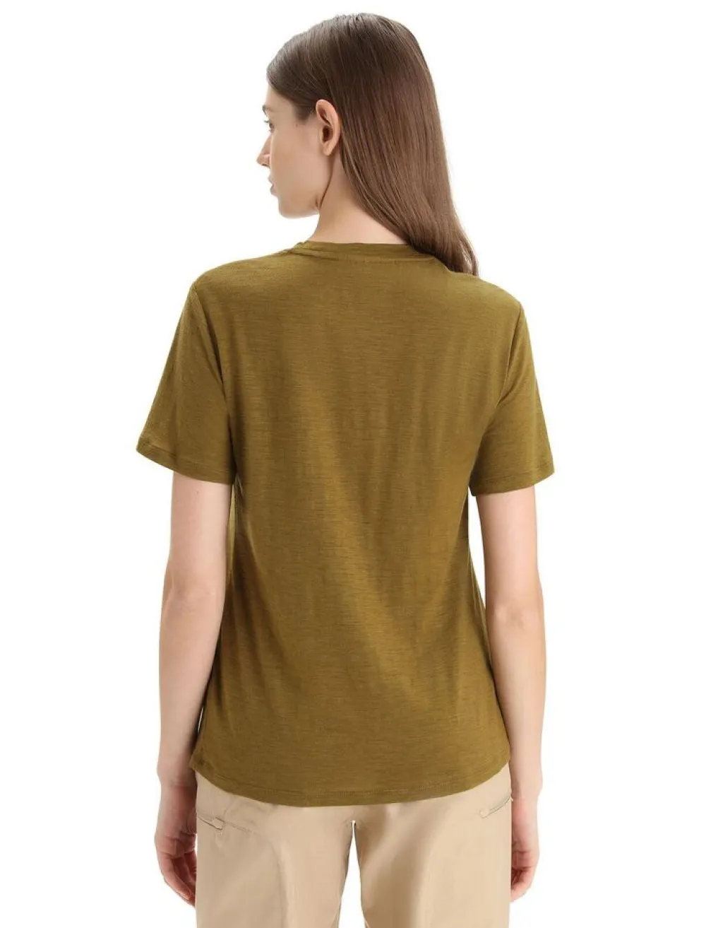 DAMES Icebreaker W merino linen SS tee