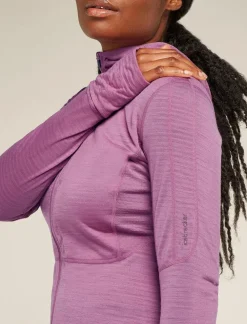 DAMES Icebreaker W Merino Realfleece Descender LS Zip Hoodie