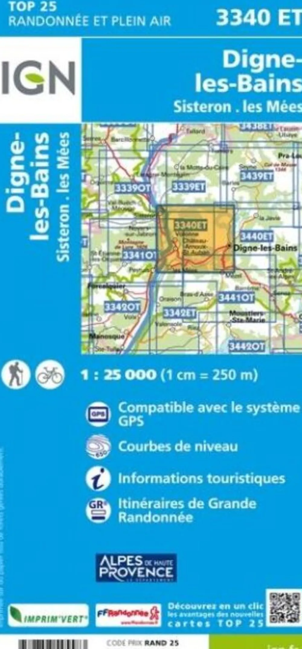 IGN 3340ET De-les-Bains