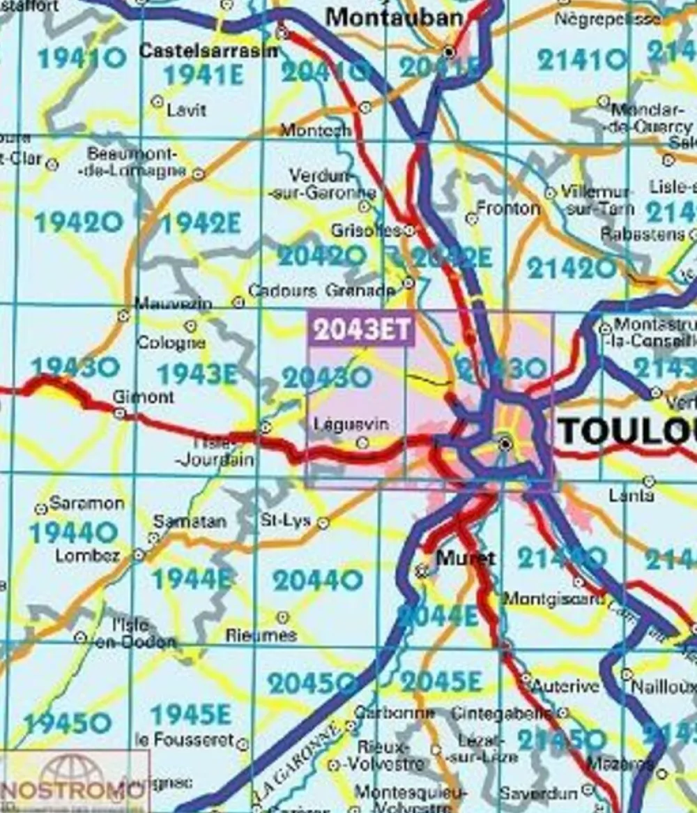 IGN 2043ET Toulouse