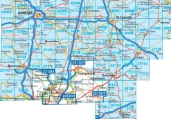 IGN Topografische kaart 2710SB Laon - Sissonne